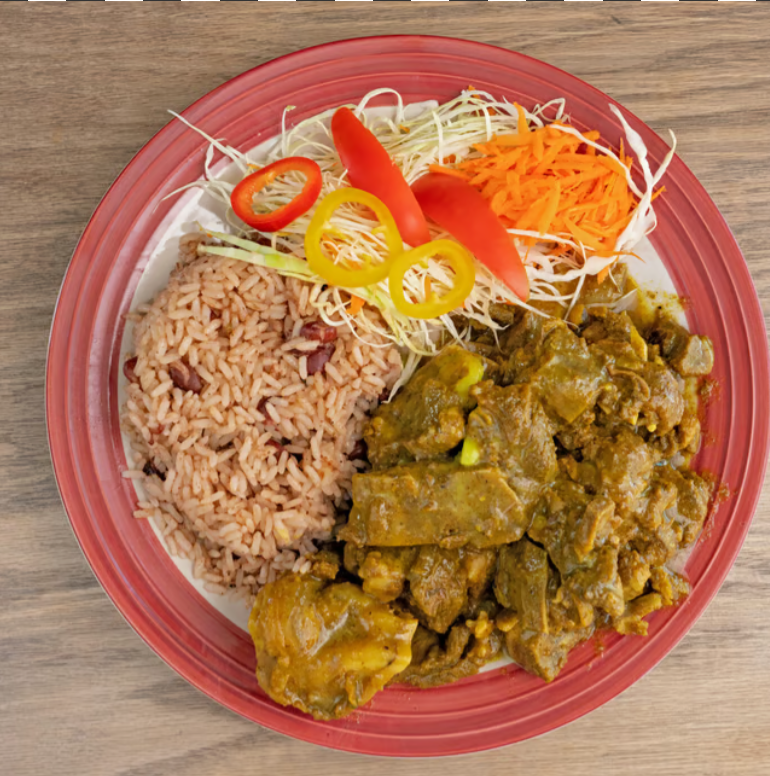 Curried chicken