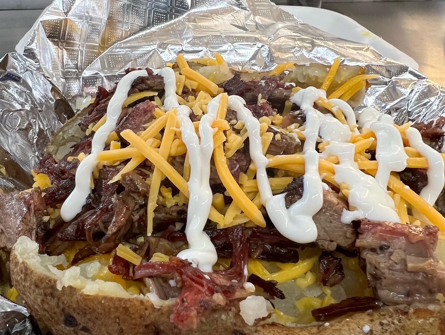 Loaded Brisket Potato